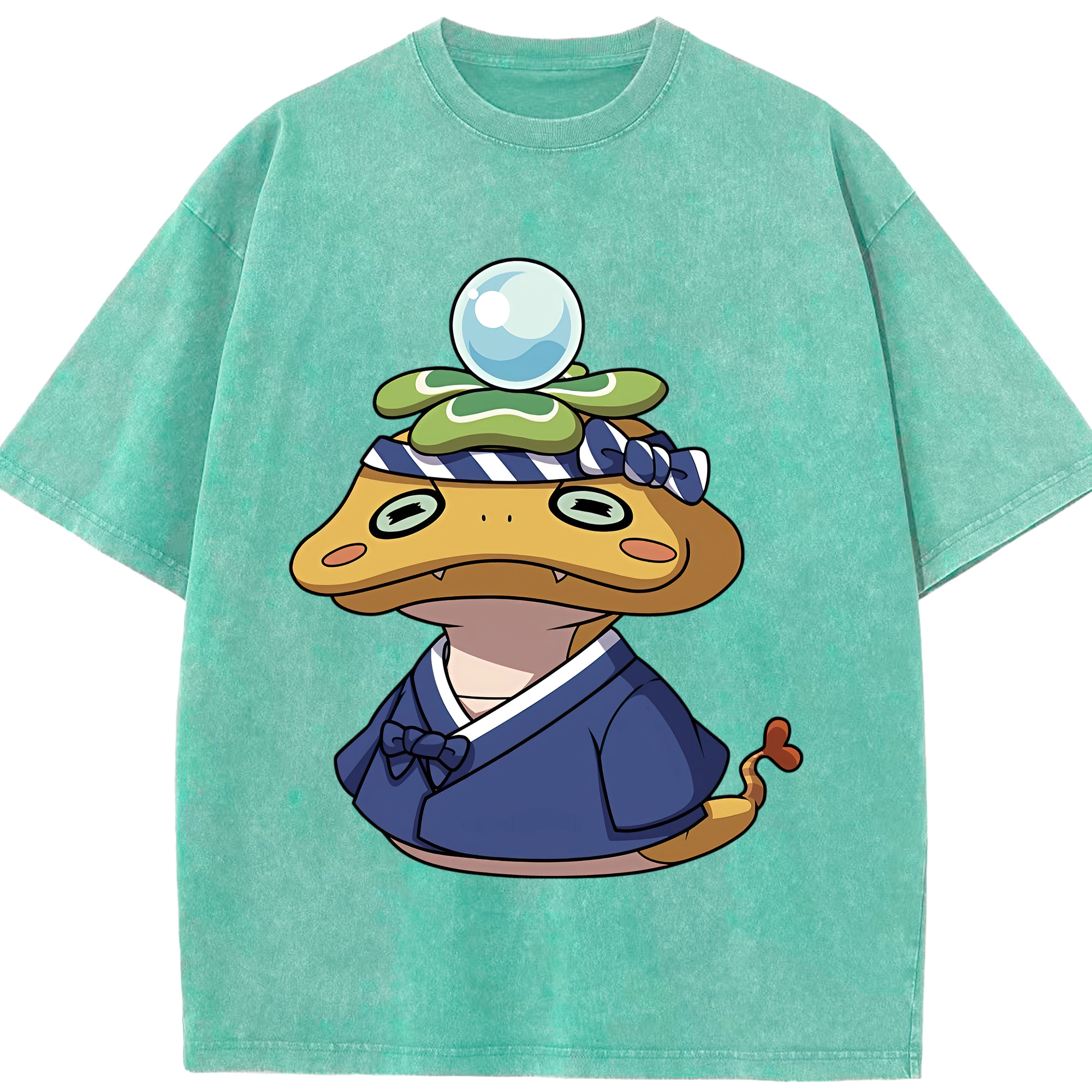 （画像用） 妖怪ウォッチ Yo-kai Watch 綿100% ヴィンテージ風 半袖Tシャツ（フロントプリント）